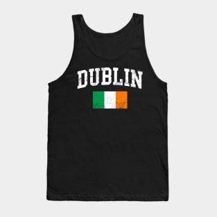 Dublin Ireland Flag St Patrick's Day Irish Tank Top